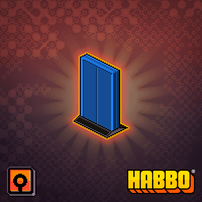 Blue Spaceship Door