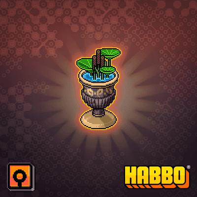 Brass Water Lily Pot