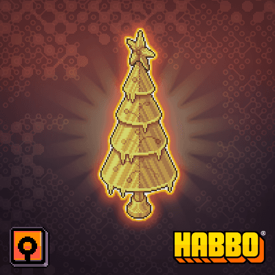 Solid Gold Christmas Tree