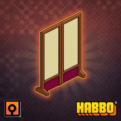 Maroon Oriental Door