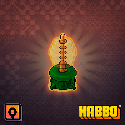 Emerald Amber Lamp