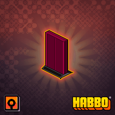 Maroon Spaceship Door