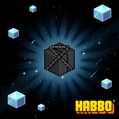 Miniature Black Plasto Crate